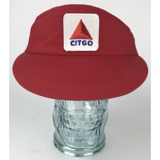 Vtg Citgo Patch Red Sunvisor Hat Pennant Winner By KPRODUCTS Adjustable Strap  eb-19682514